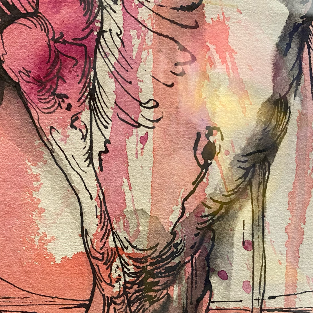 Woman with breast