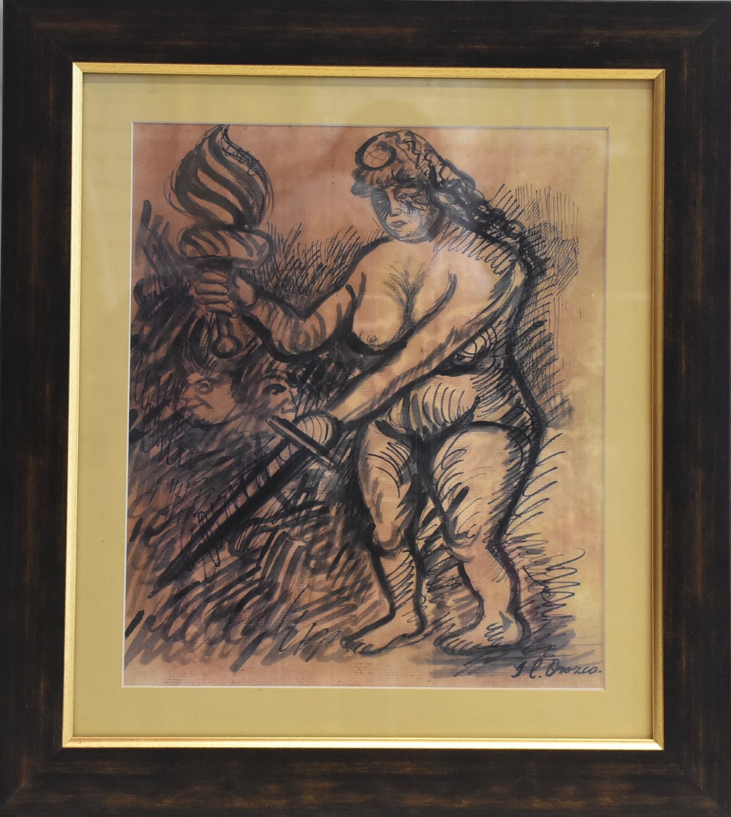 Woman with sword